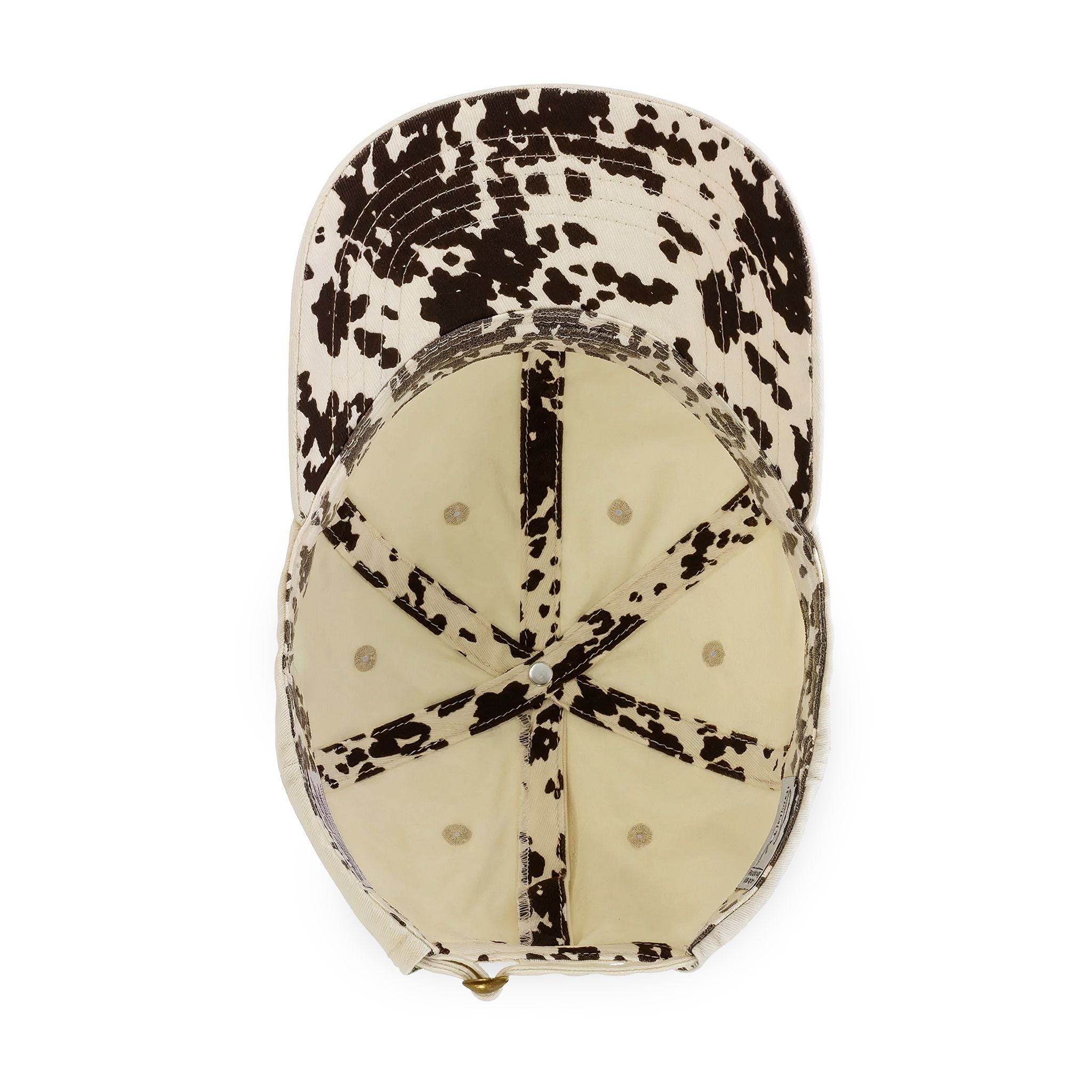 Women's Pigment-Dyed baseball Cap with Fashion Undervisor - White, Embroidered
