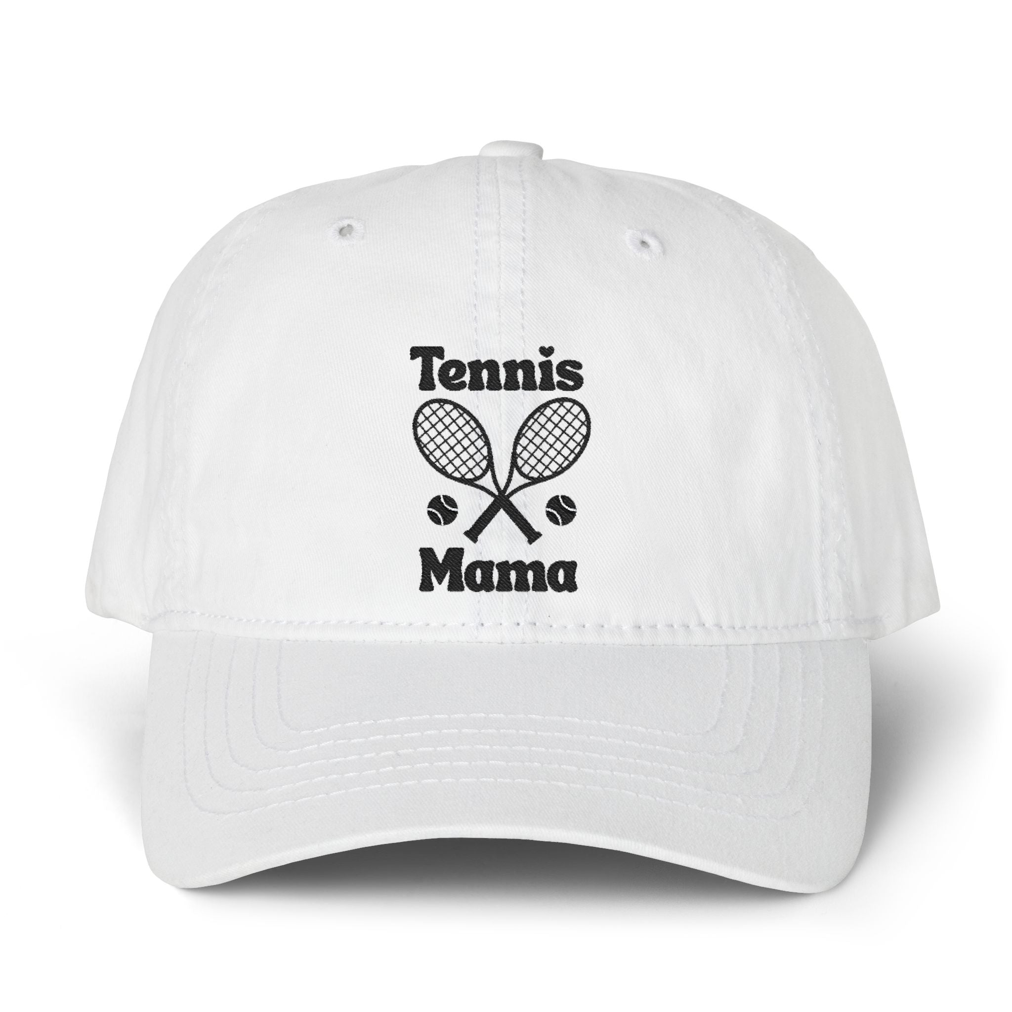 Women's Pigment-Dyed Cap with Fashion Undervisor - Black, Embroidered