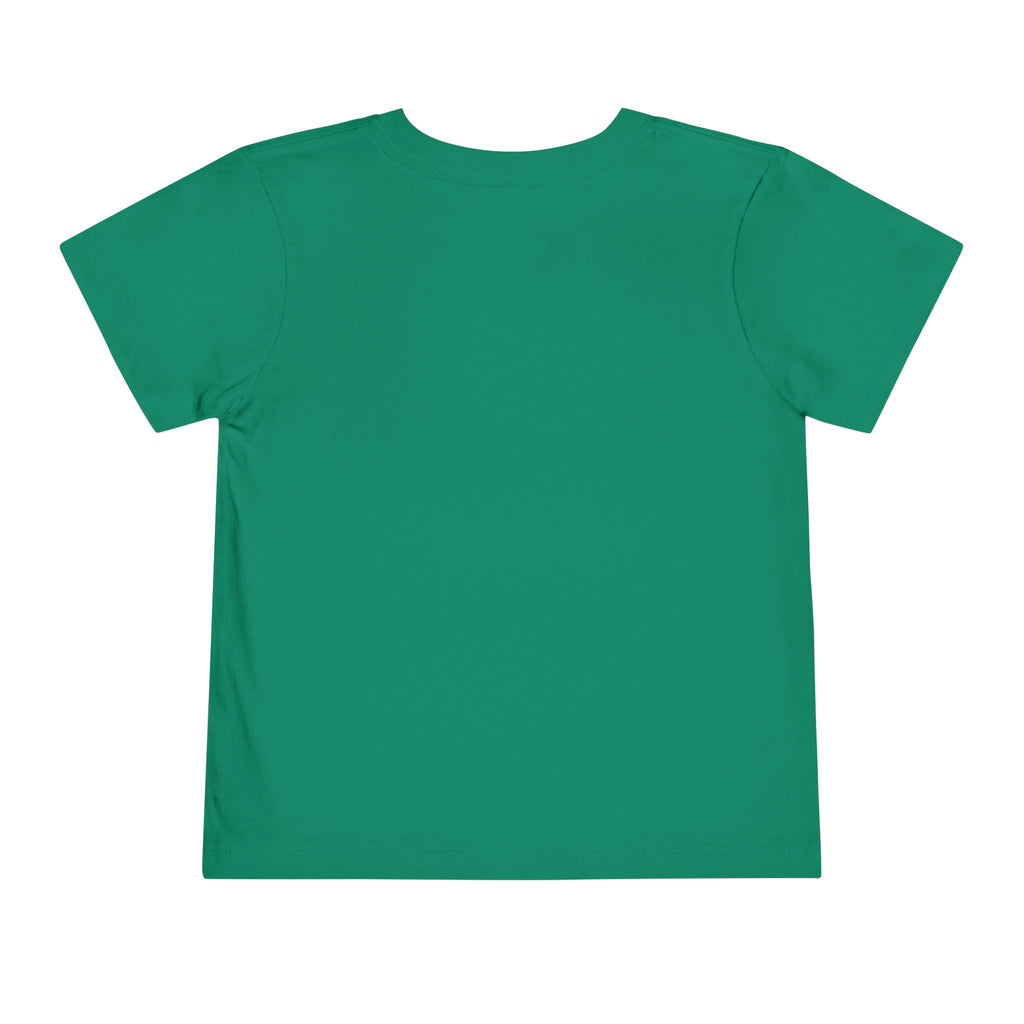 Girl Toddler's Junior Tee - 'My Happy Place' Cute Tennis Ball Smiley Face T-Shirt