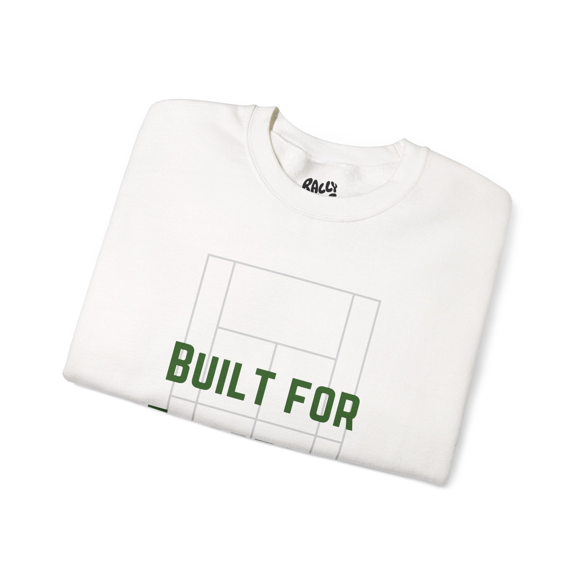 Men's Crewneck Sweatshirt — "Built for Tiebreaks (and heartbreaks)" Tennis Crewneck