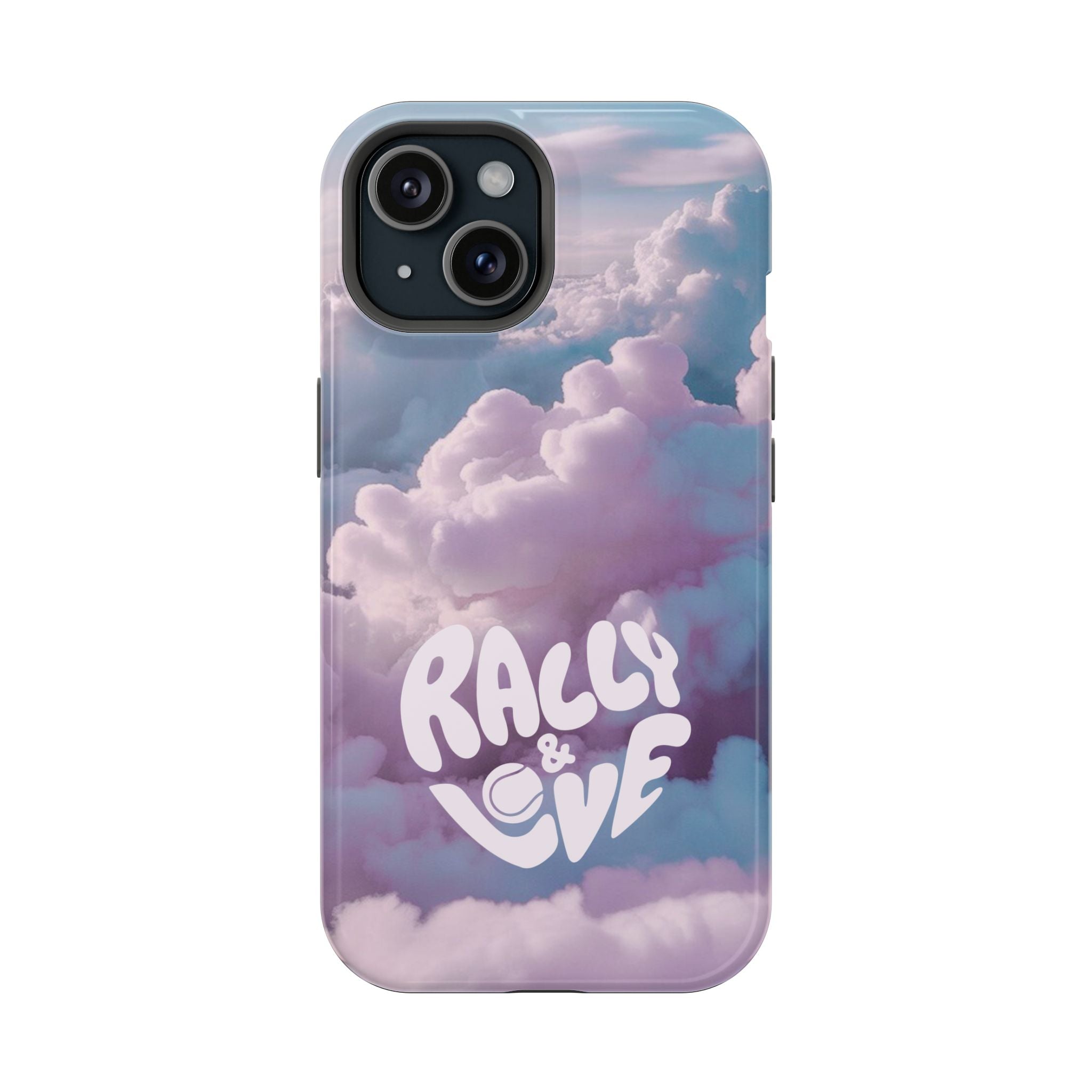 Impact-Resistant Phone Case — "Rally & Love" Clouds/Love in the Air