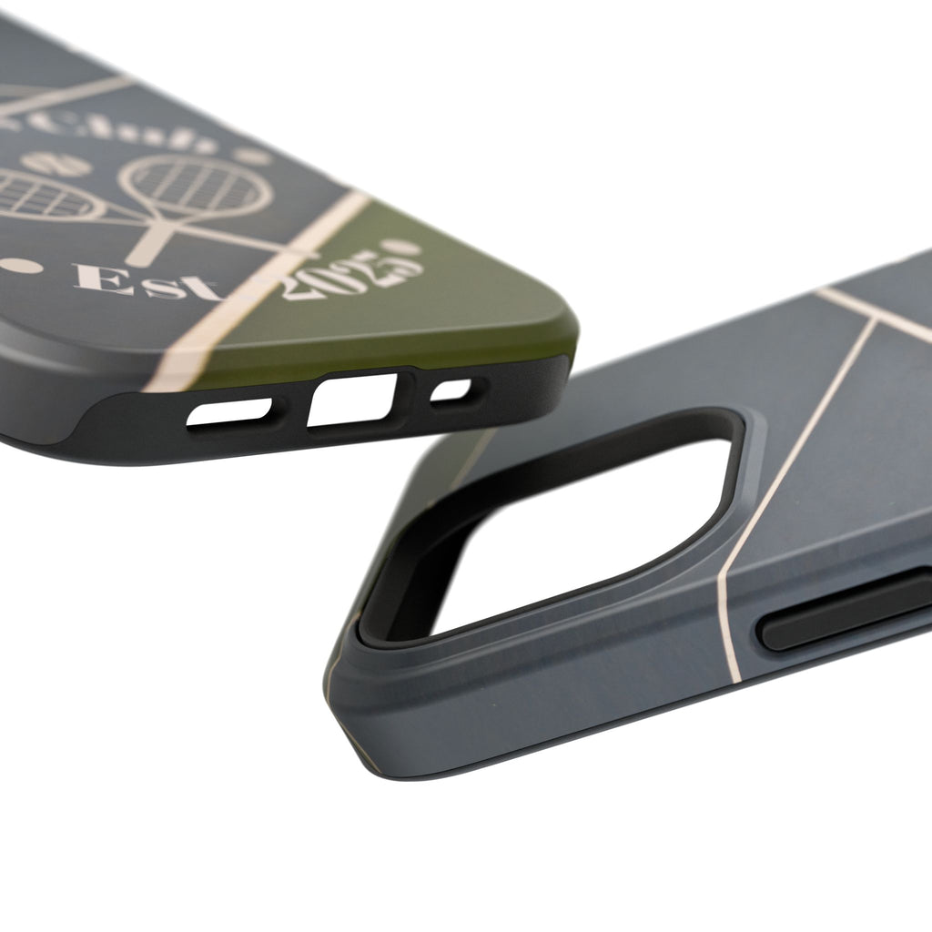 Tennis Impact-Resistant Phone Case — 'Ballers Club Est. 2025' Protective Cover