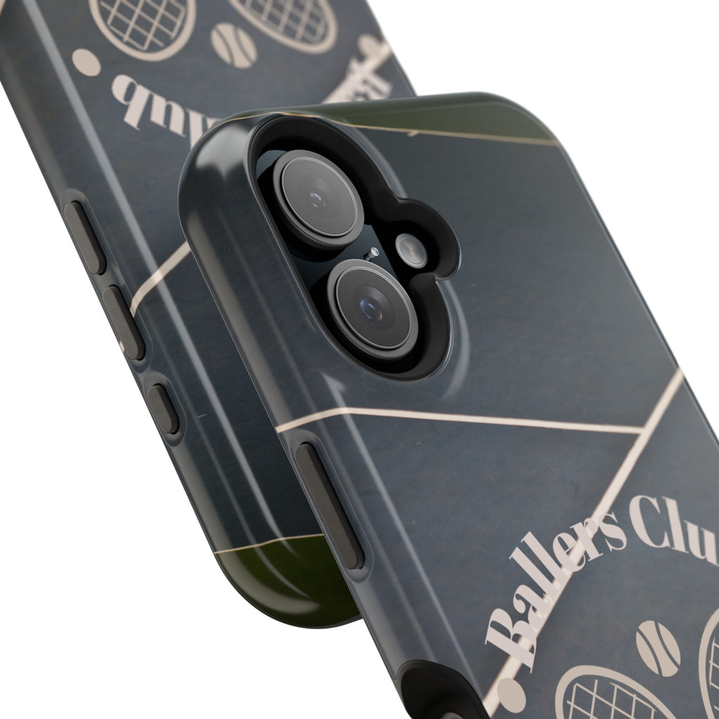Tennis Impact-Resistant Phone Case — 'Ballers Club Est. 2025' Protective Cover