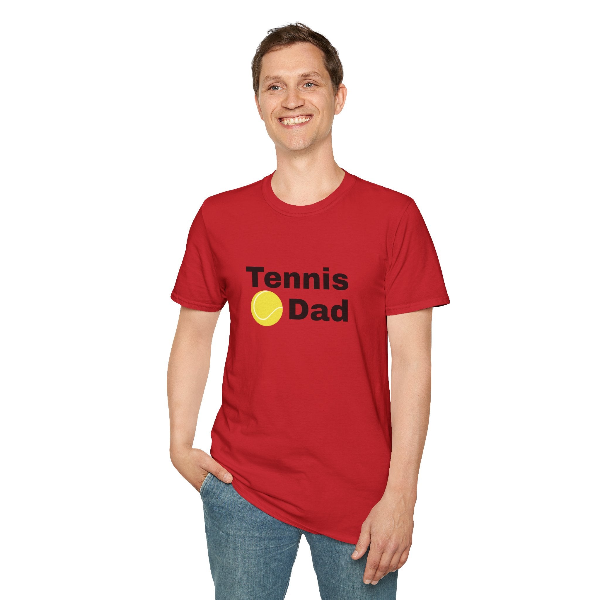 Men's T‑Shirt — 'Tennis dad' Tennis Ball Graphic Tee