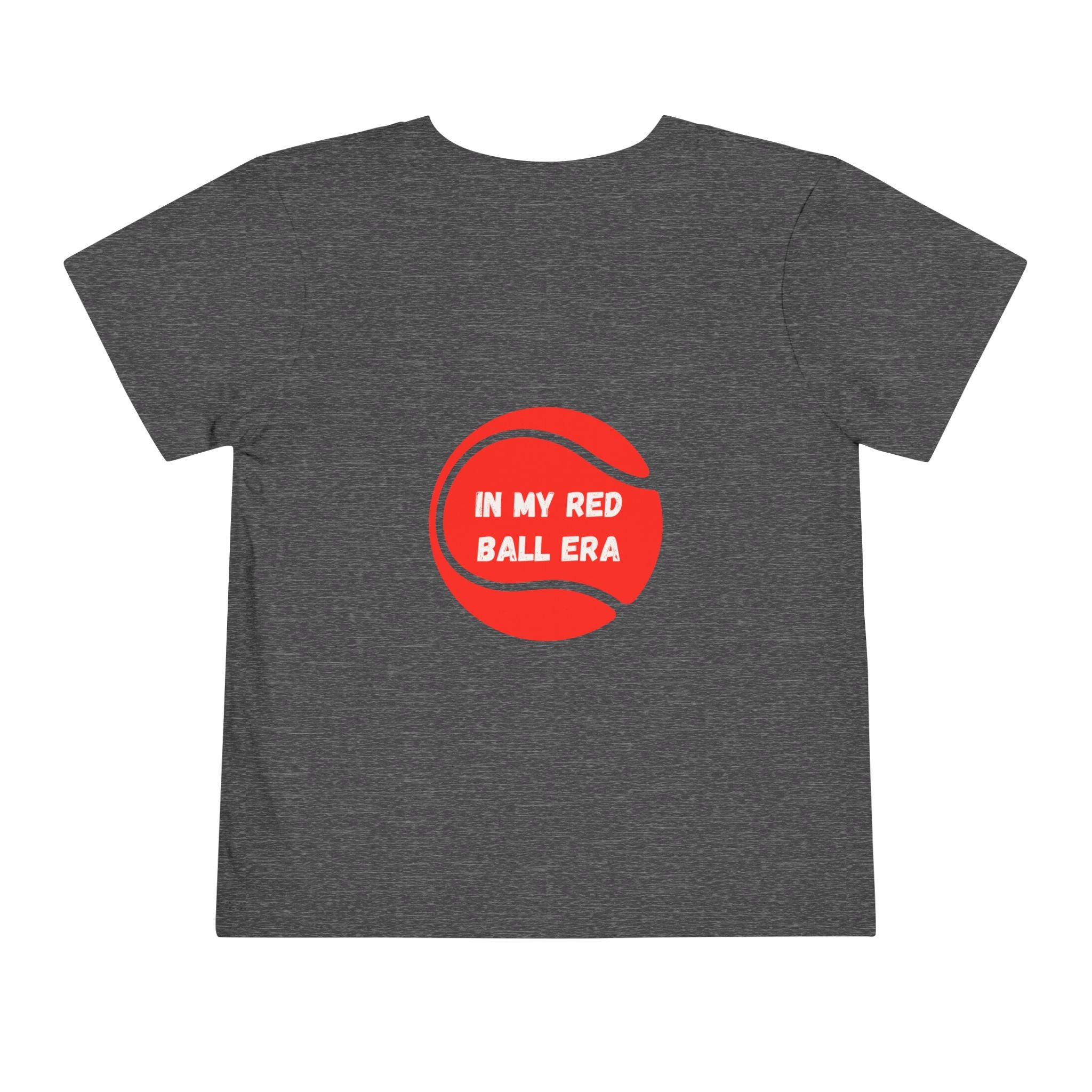 Boy's Toddler Junior Tee – "In My Red Ball Era" Tennis Graphic Shirt