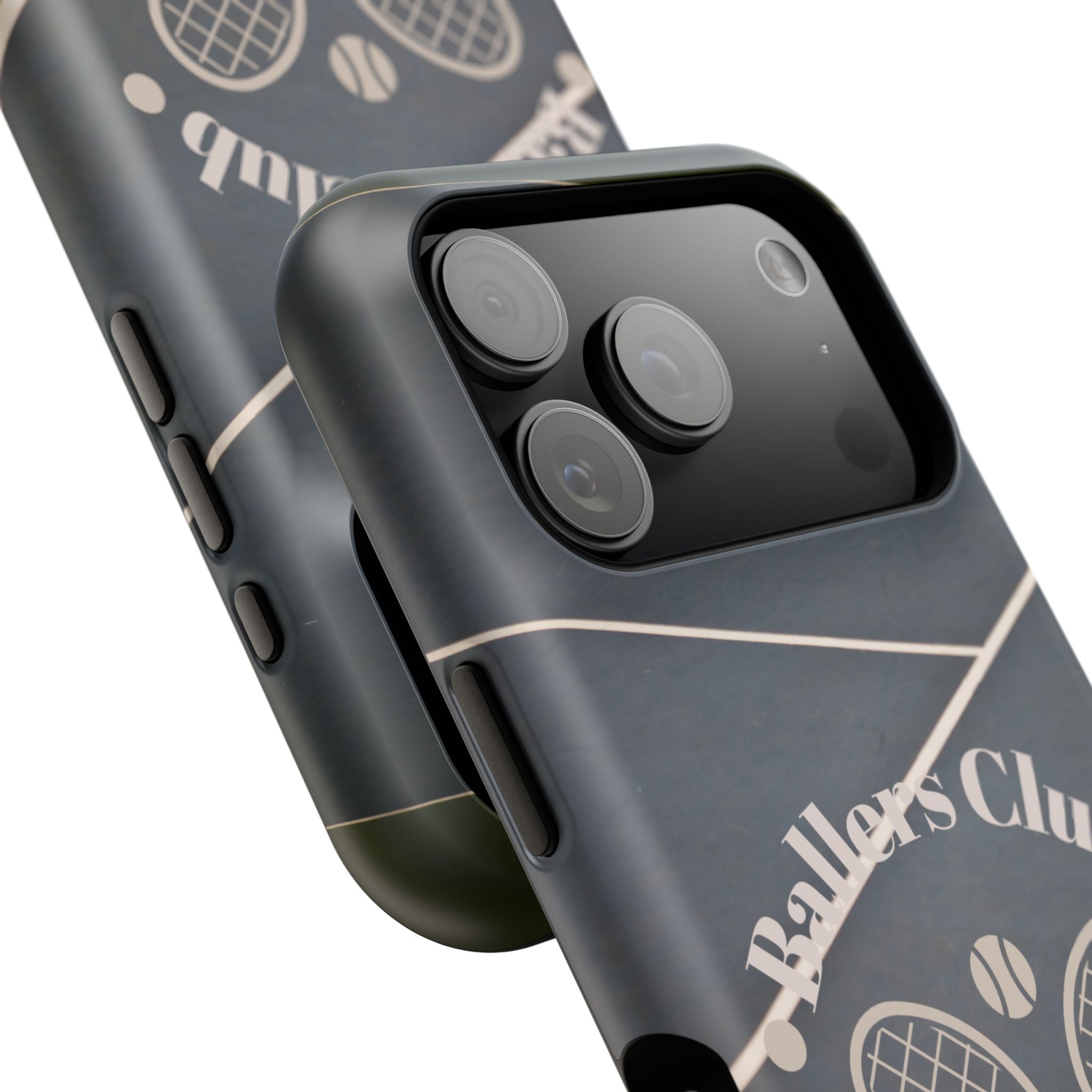Tennis Impact-Resistant Phone Case — 'Ballers Club Est. 2025' Protective Cover