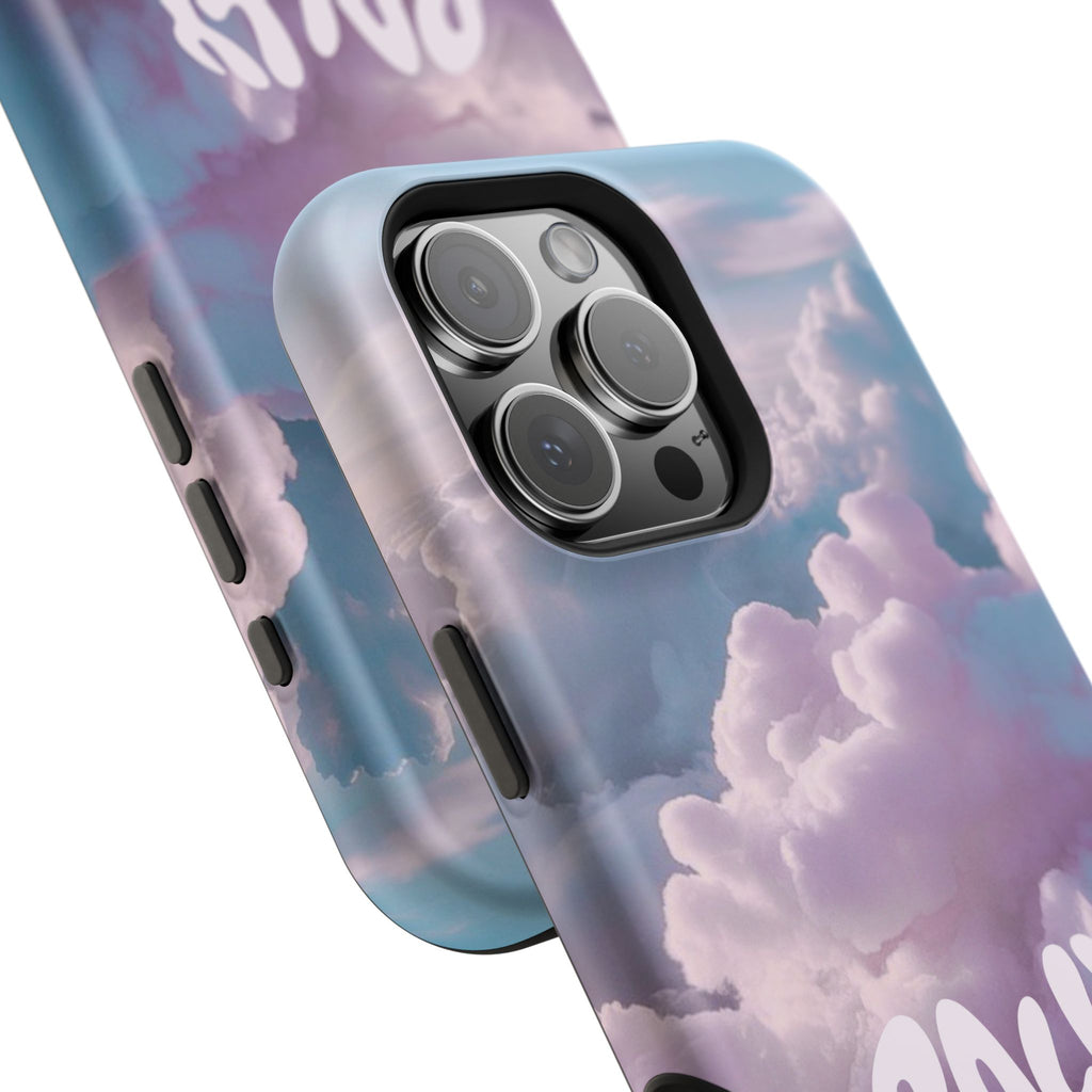 Impact-Resistant Phone Case — "Rally & Love" Clouds/Love in the Air