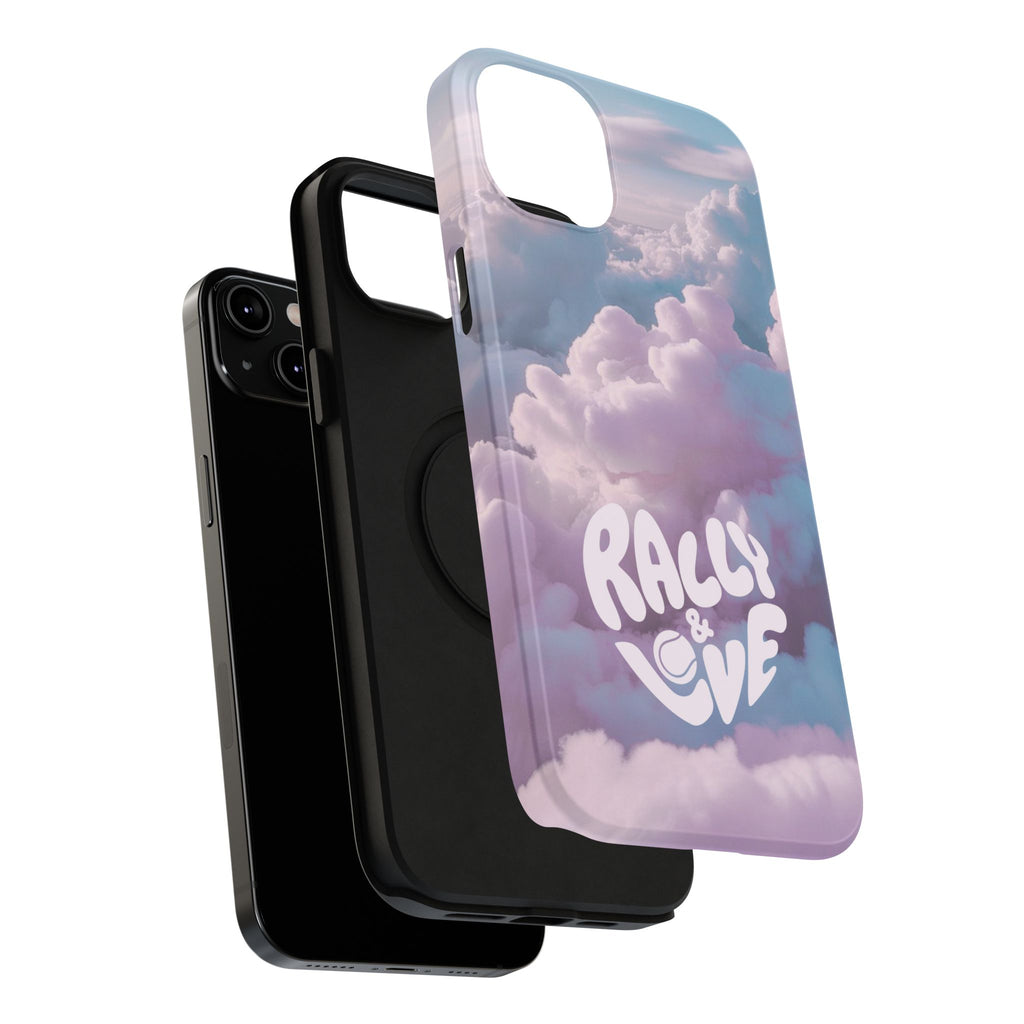 Impact-Resistant Phone Case — "Rally & Love" Clouds/Love in the Air