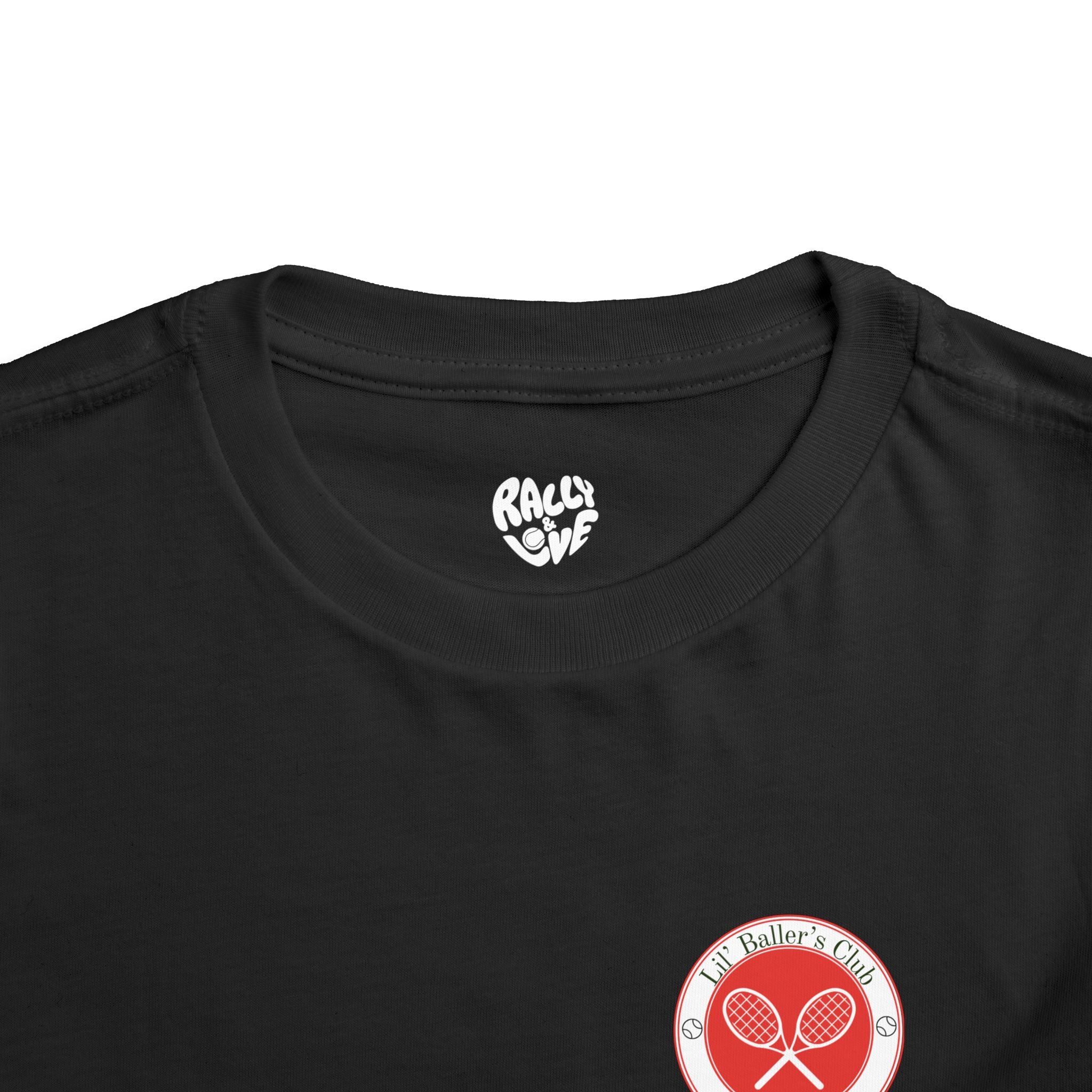 Girl's Toddler Junior Tee – "In My Red Ball Era" Tennis Graphic Shirt