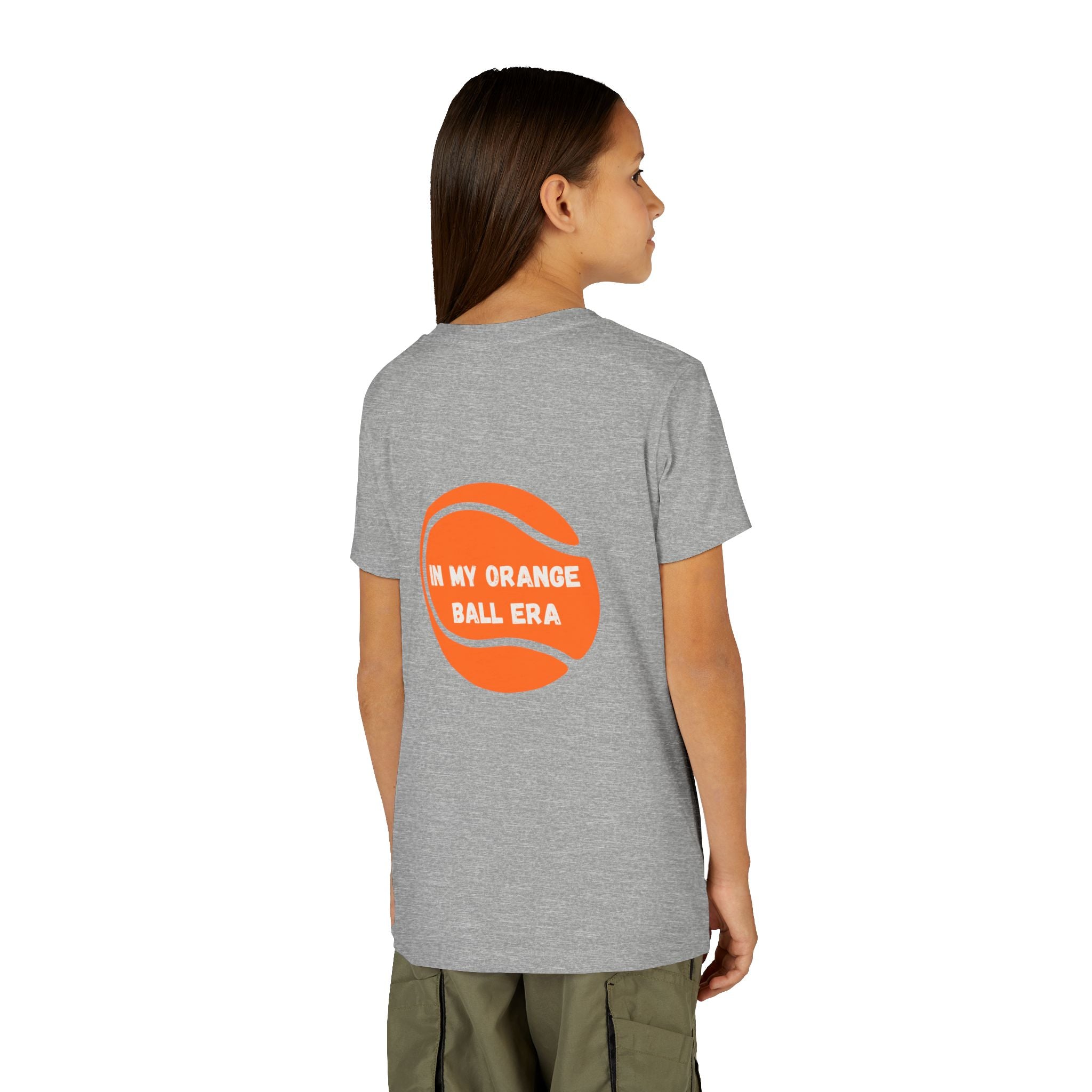 Girl's Junior's Tee - "In My Orange Ball Era" Tennis T-Shirt