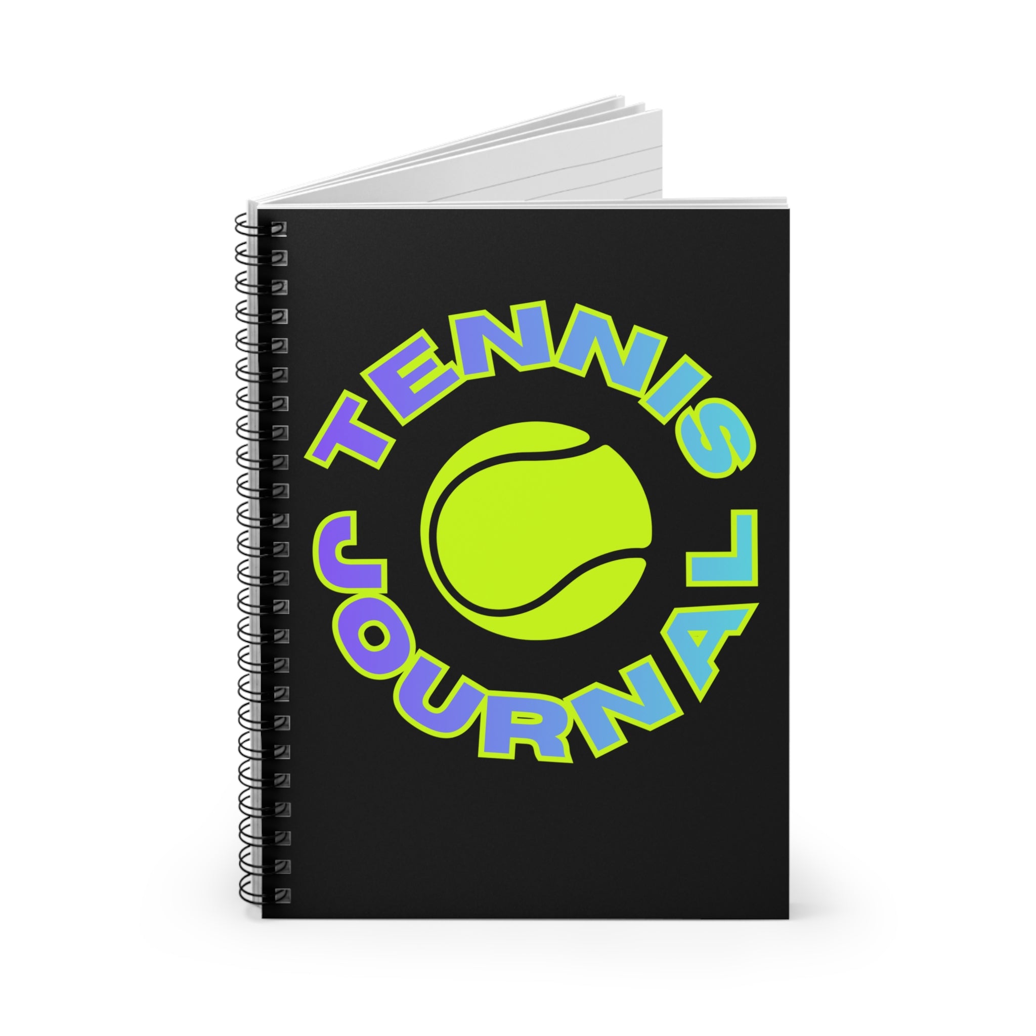 Tennis Journal — Spiral Ruled Notebook for Players & Coaches