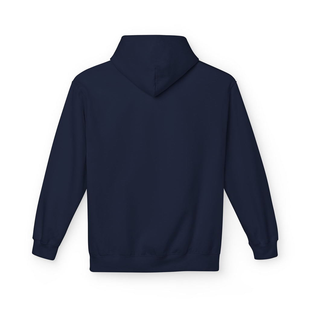Women's Softstyle Fleece Hoodie sweatshirt - 'Rally & Love' logo, minimalist (pink)