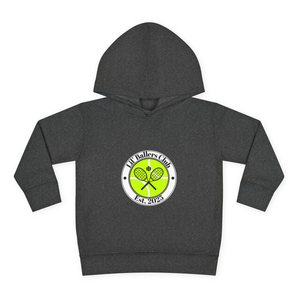 Boy's Toddler Junior Hoodie Sweatshirt — 'Lil' Baller's Club' Pullover Fleece Tennis