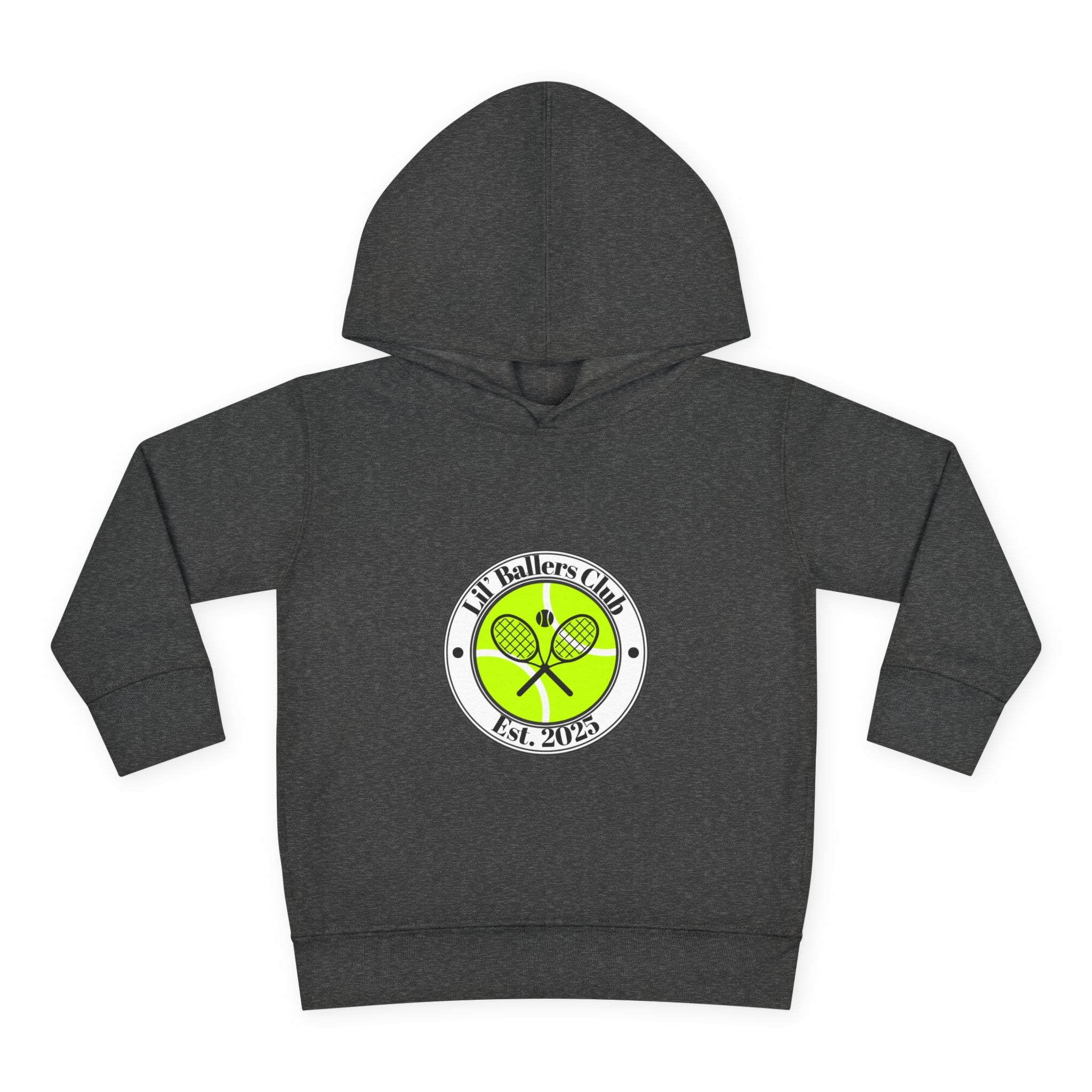 Boy's Toddler Junior Hoodie Sweatshirt — 'Lil' Baller's Club' Pullover Fleece Tennis
