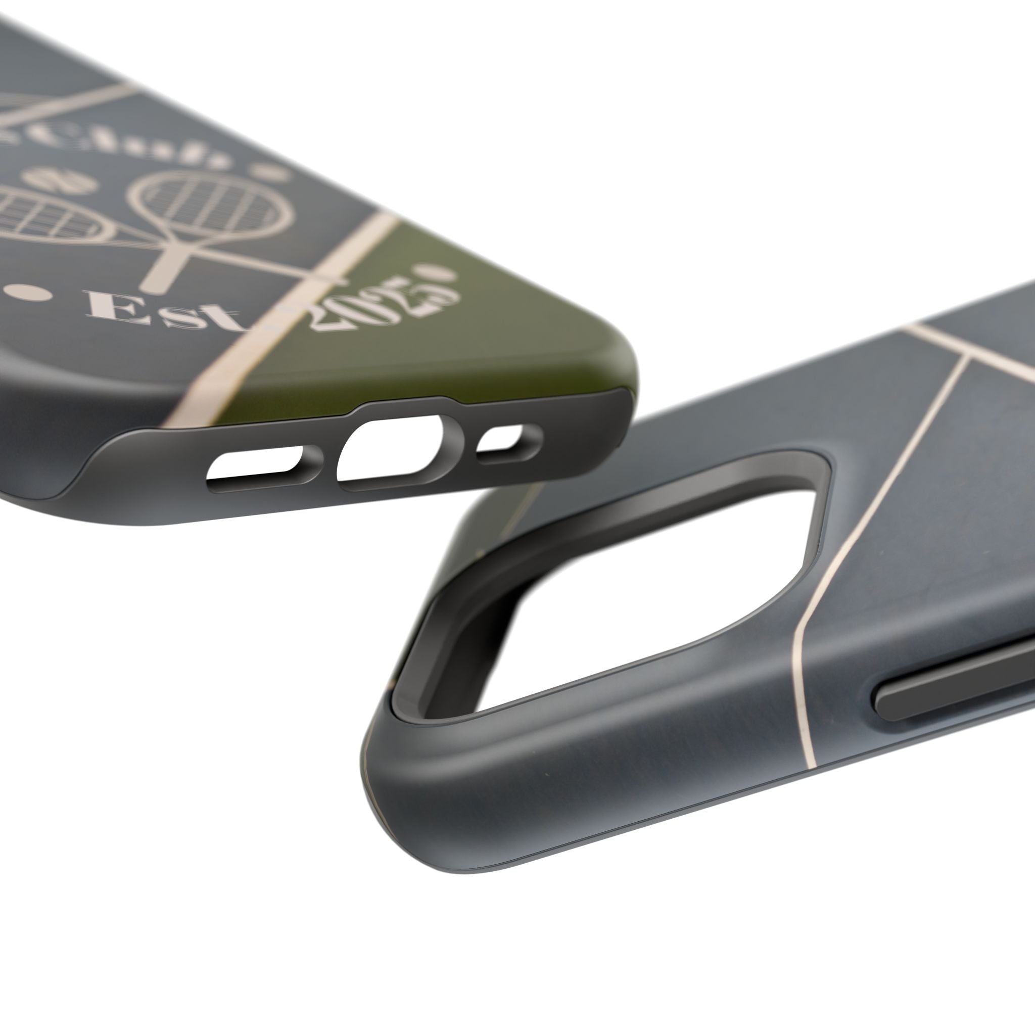 Tennis Impact-Resistant Phone Case — 'Ballers Club Est. 2025' Protective Cover