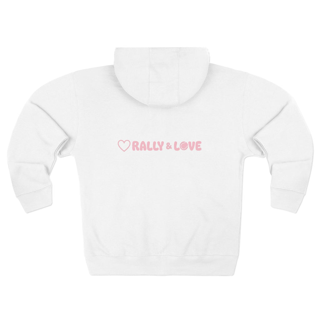 Women's Zip Hoodie — 'Rally & Love" primary logo Zip Hoodie sweatshirt
