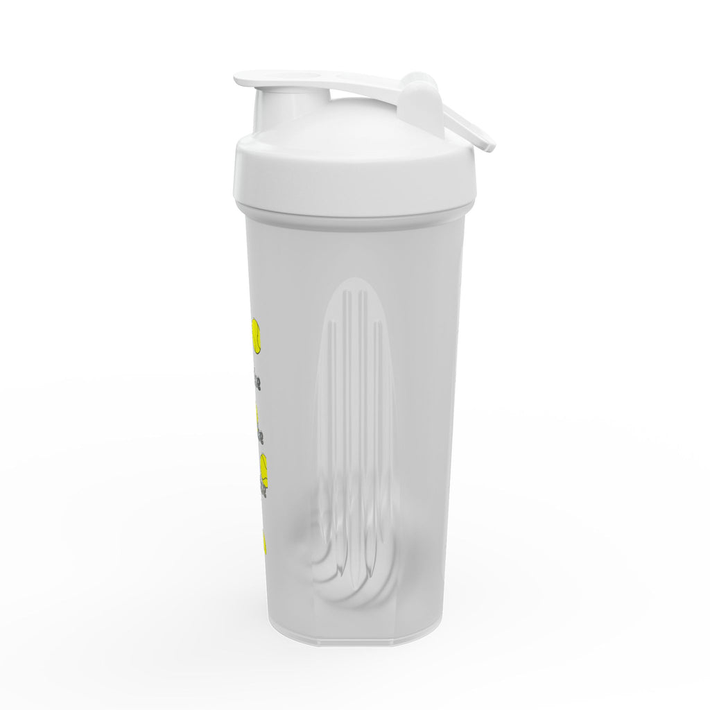 Protein Shaker - Tennis Ball "Shake, Shake, Shake" Design