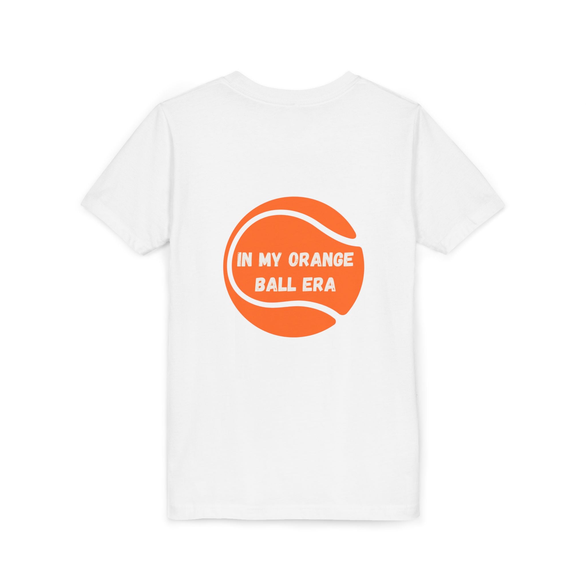Girl's Junior's Tee - "In My Orange Ball Era" Tennis T-Shirt