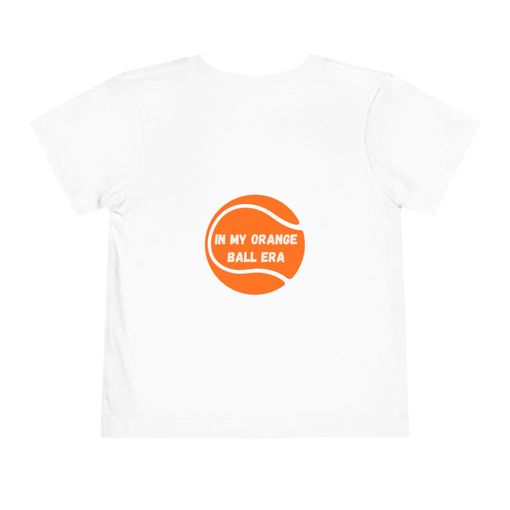 Girl's Toddler Junior Tee – "In My Orange Ball Era" Tennis Graphic Shirt