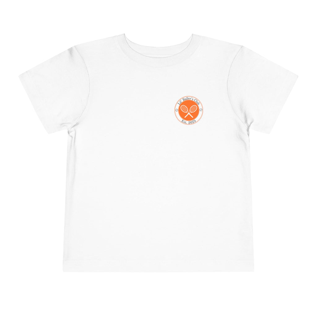 Girl's Toddler Junior Tee – "In My Orange Ball Era" Tennis Graphic Shirt