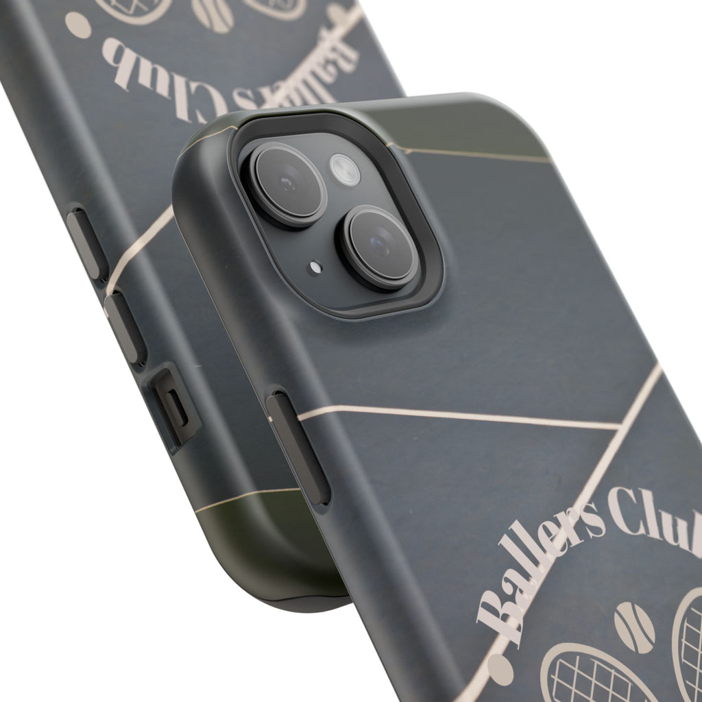 Tennis Impact-Resistant Phone Case — 'Ballers Club Est. 2025' Protective Cover