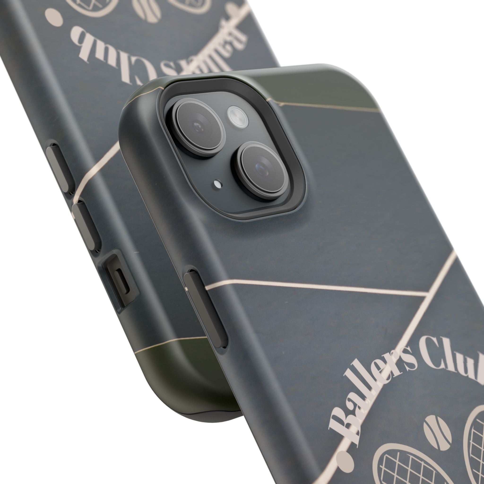 Tennis Impact-Resistant Phone Case — 'Ballers Club Est. 2025' Protective Cover