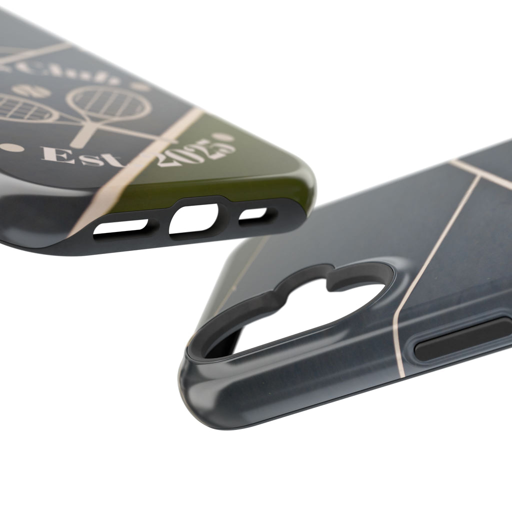 Tennis Impact-Resistant Phone Case — 'Ballers Club Est. 2025' Protective Cover