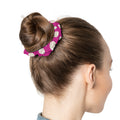 Pink & Gray Hair Accessory — Tennis Ball Scrunchie
