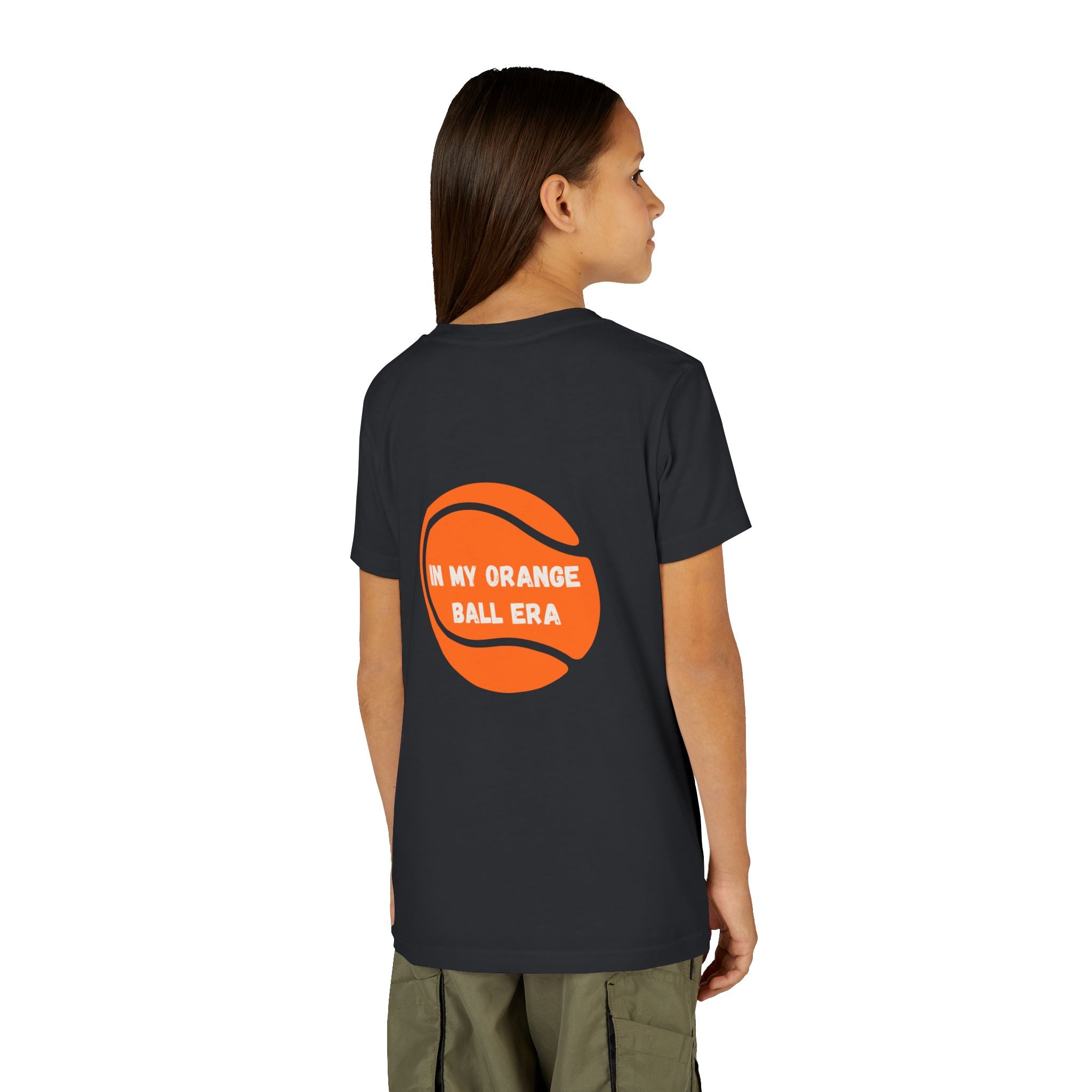 Girl's Junior's Tee - "In My Orange Ball Era" Tennis T-Shirt