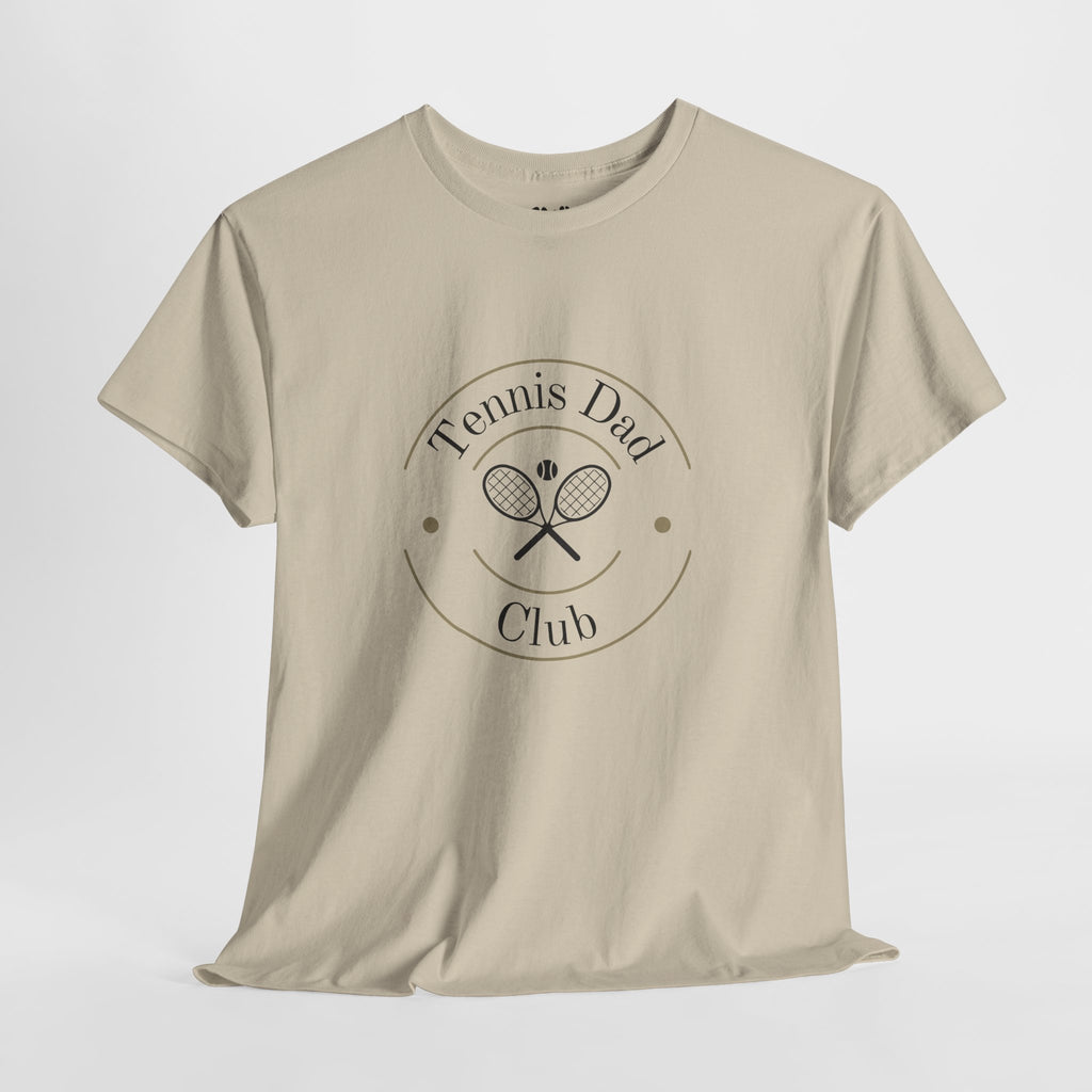 Men's T‑Shirt — 'Tennis Dad Club' Vintage Tennis Racket Graphic Tee