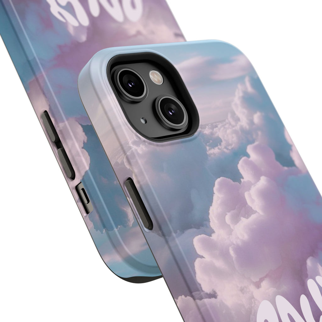 Impact-Resistant Phone Case — "Rally & Love" Clouds/Love in the Air