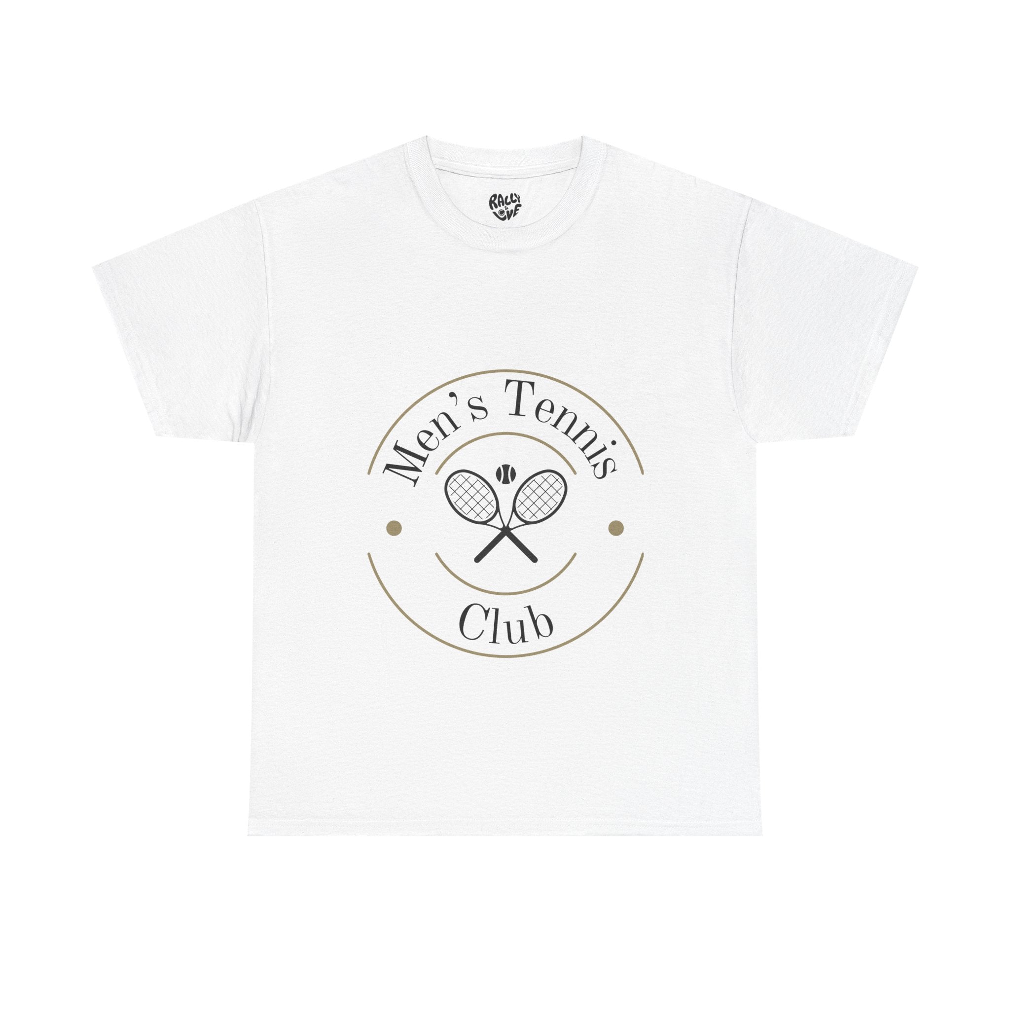 Men's Tee — 'Men's Tennis Club' Vintage Tennis Rackets T-Shirt