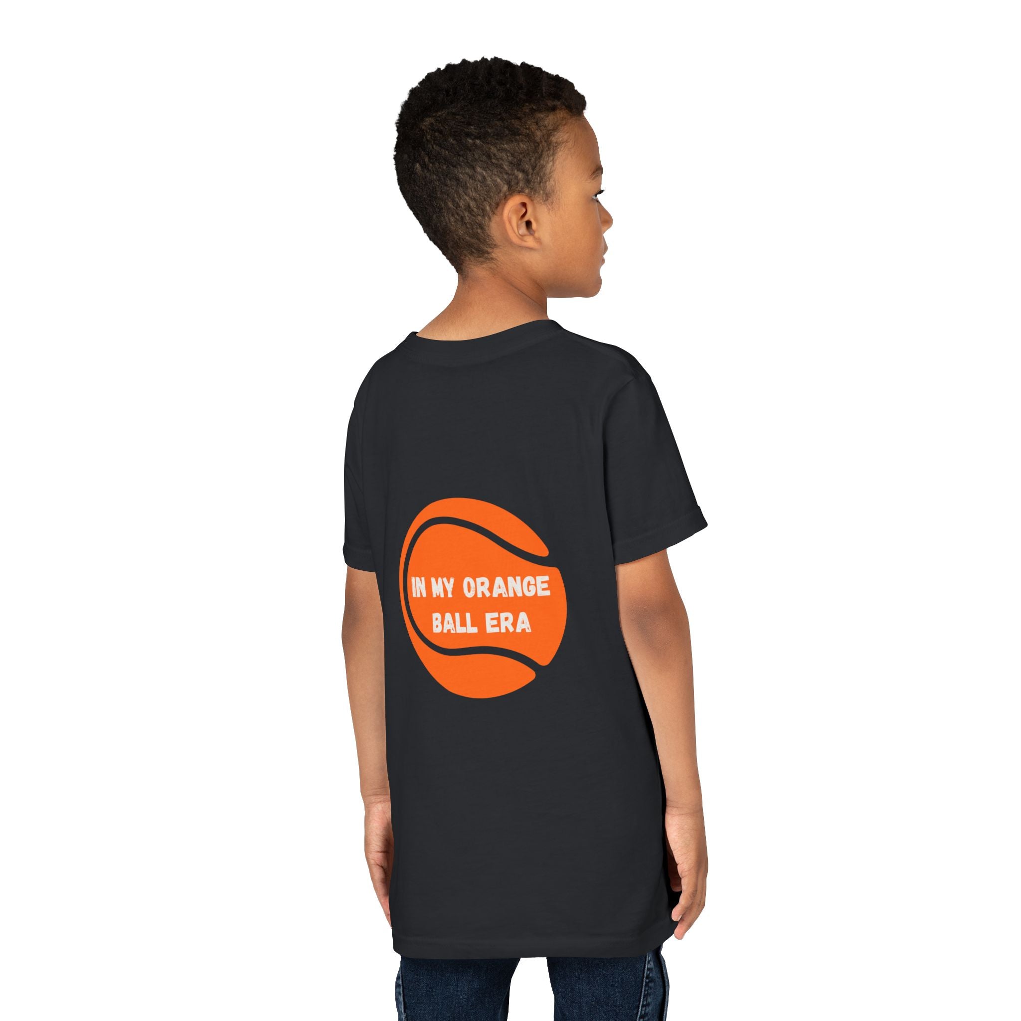 Boy's Junior's Tee - "In My Orange Ball Era" Tennis T-Shirt