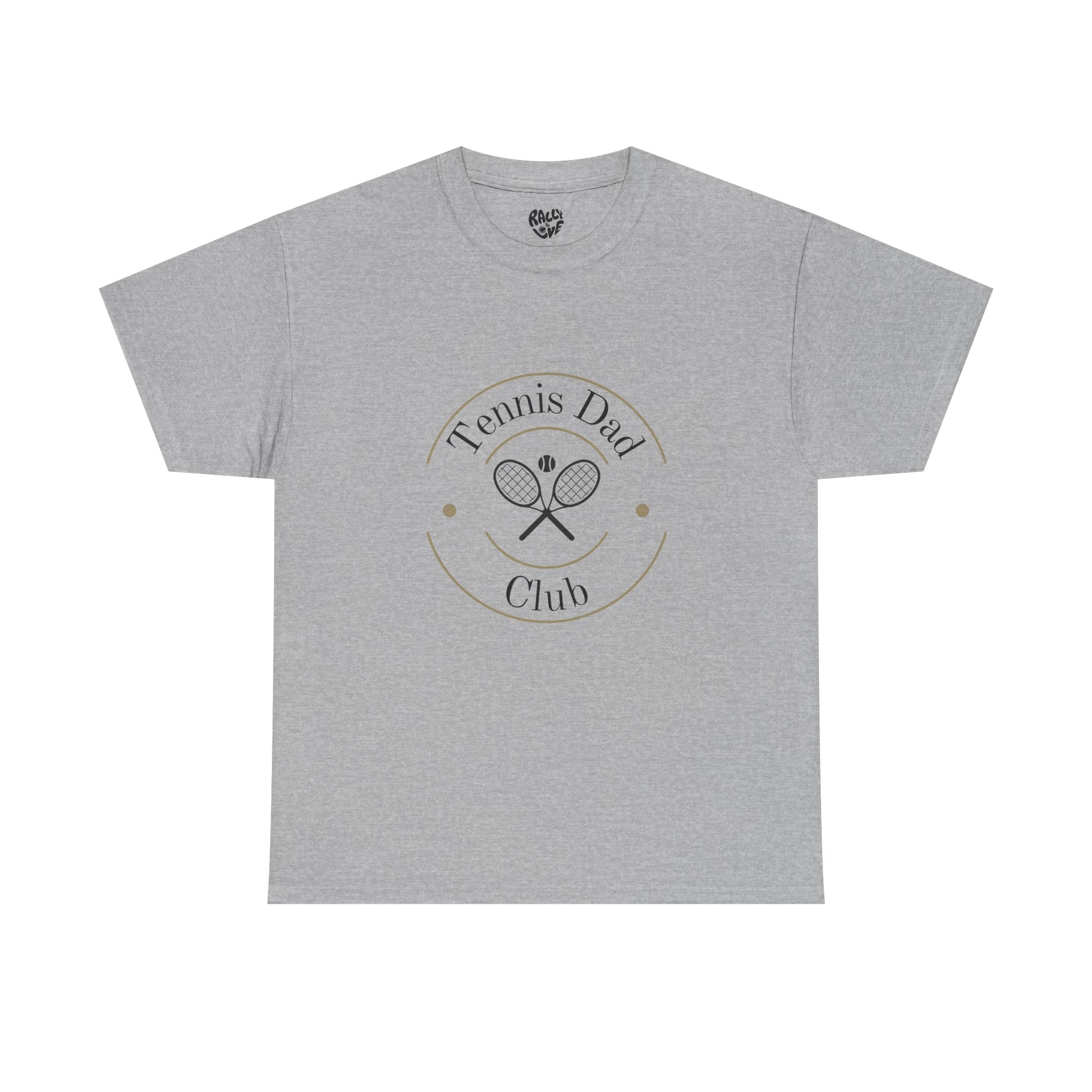 Men's T‑Shirt — 'Tennis Dad Club' Vintage Tennis Racket Graphic Tee