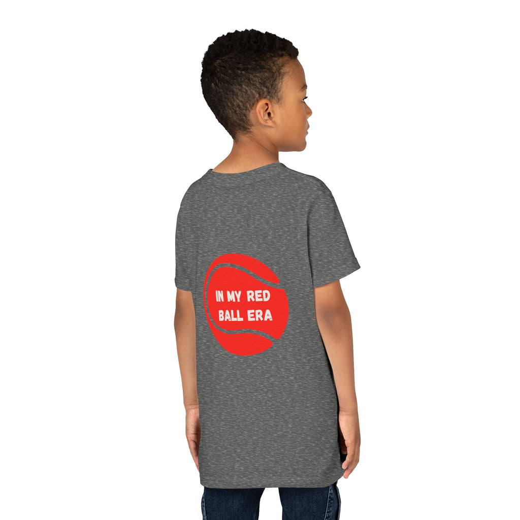Boy's Junior's Tee - "In My Red Ball Era" Tennis T-Shirt