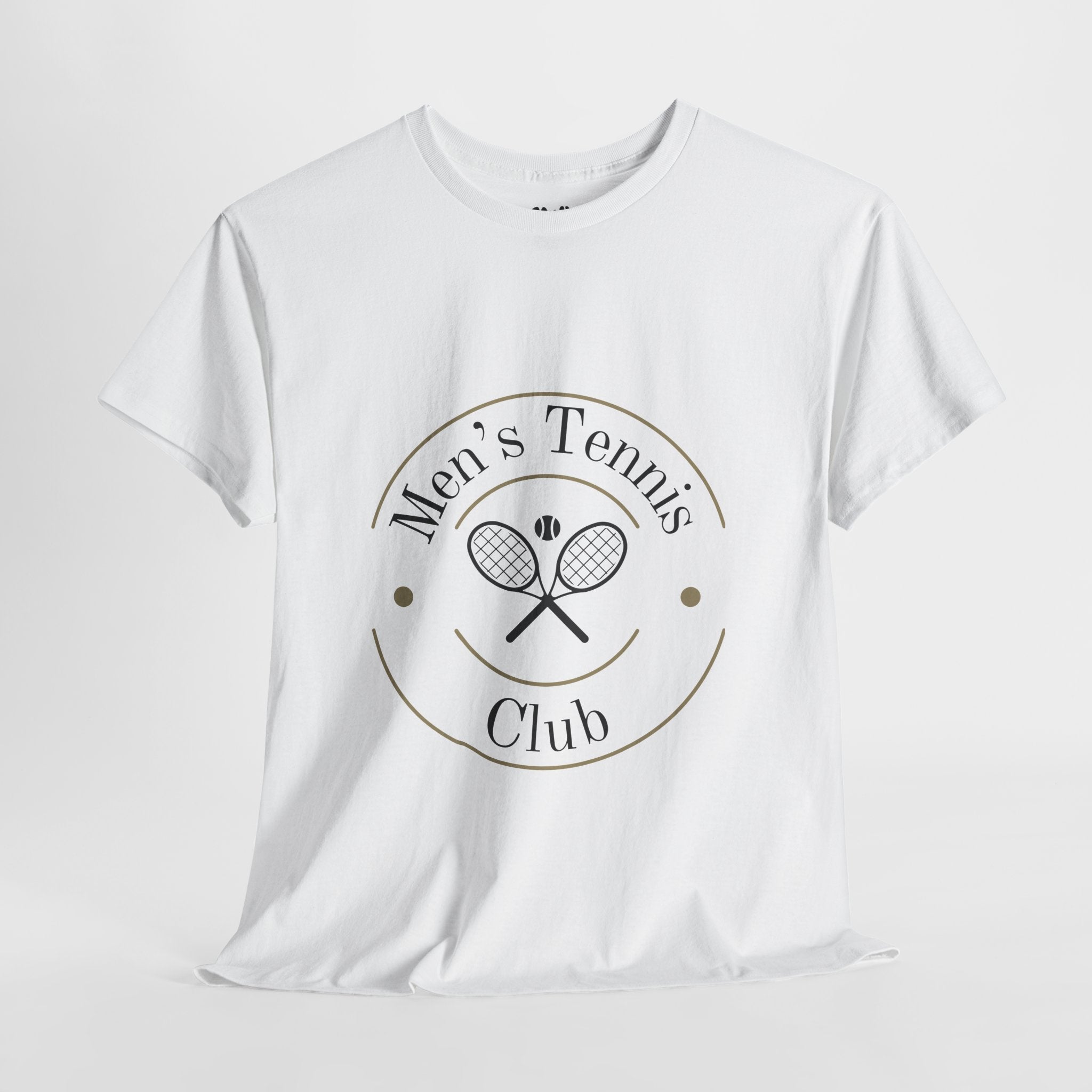 Men's Tee — 'Men's Tennis Club' Vintage Tennis Rackets T-Shirt