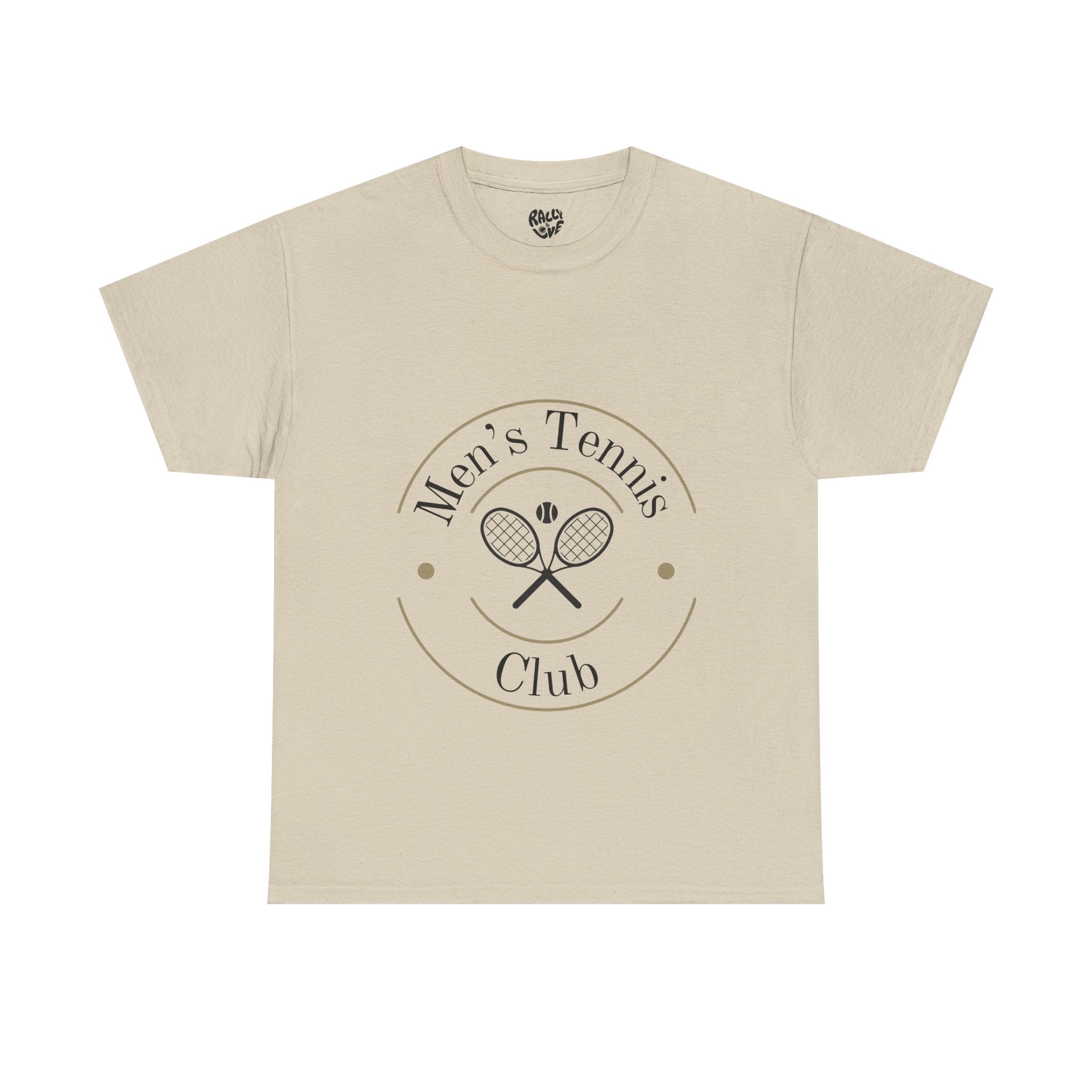 Men's Tee — 'Men's Tennis Club' Vintage Tennis Rackets T-Shirt
