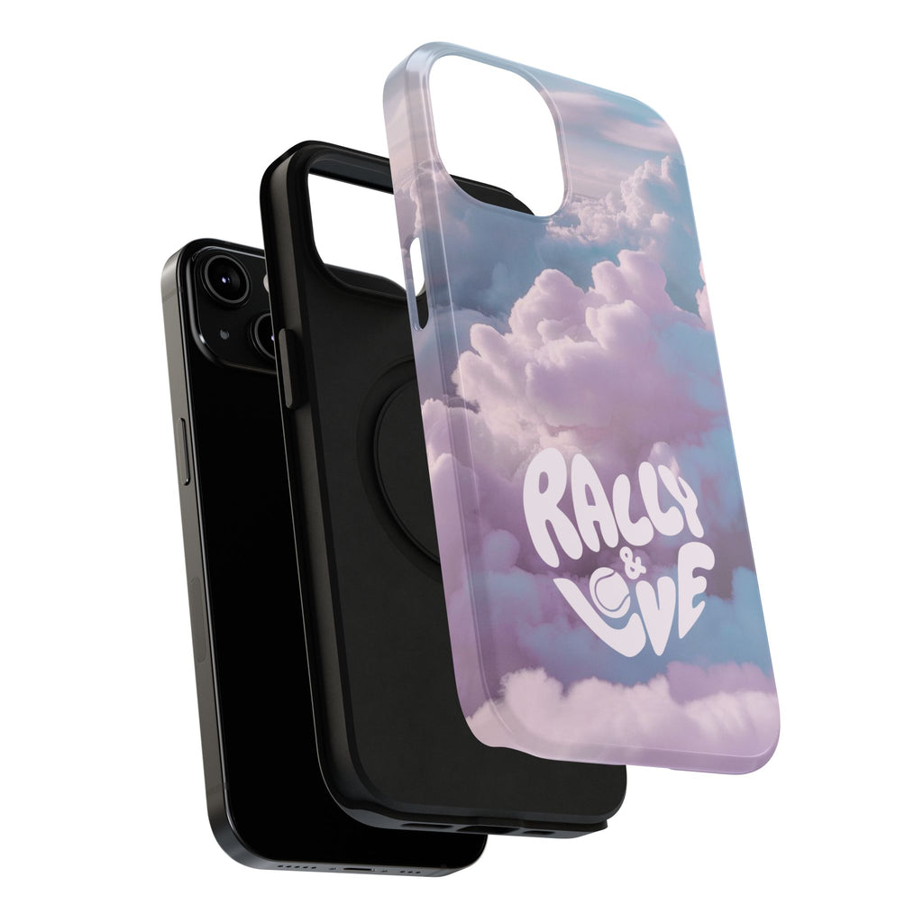 Impact-Resistant Phone Case — "Rally & Love" Clouds/Love in the Air