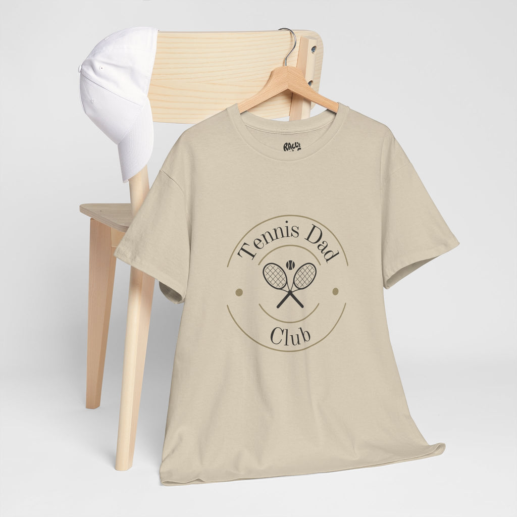 Men's T‑Shirt — 'Tennis Dad Club' Vintage Tennis Racket Graphic Tee