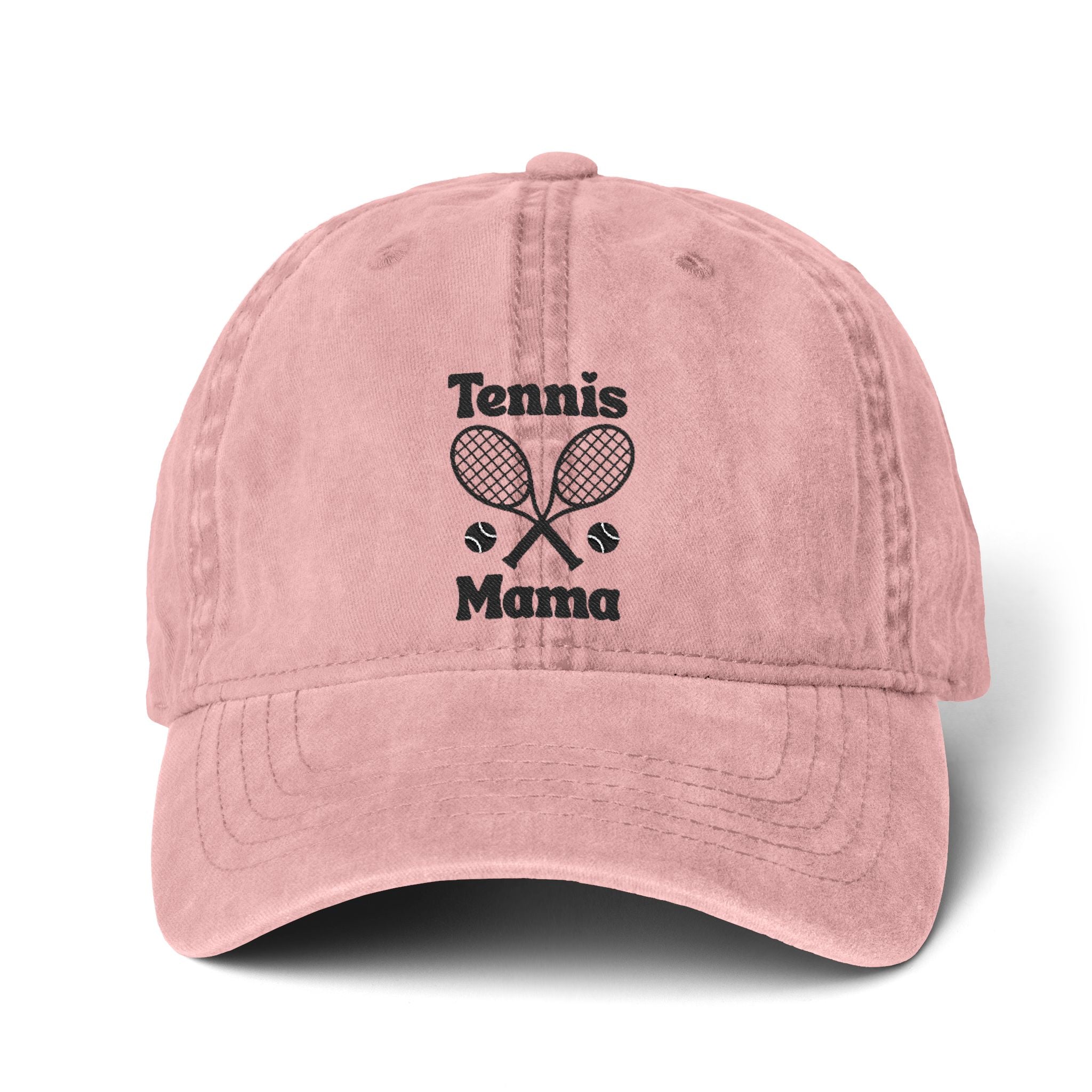 Women's Pigment-Dyed Cap with Fashion Undervisor - Black, Embroidered
