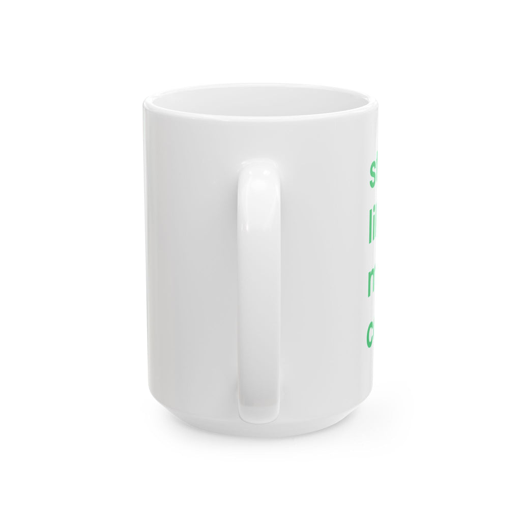 Tennis Player Ceramic Mug — "strong like my coffee" Tennis Coffee Cup (11oz/15oz)