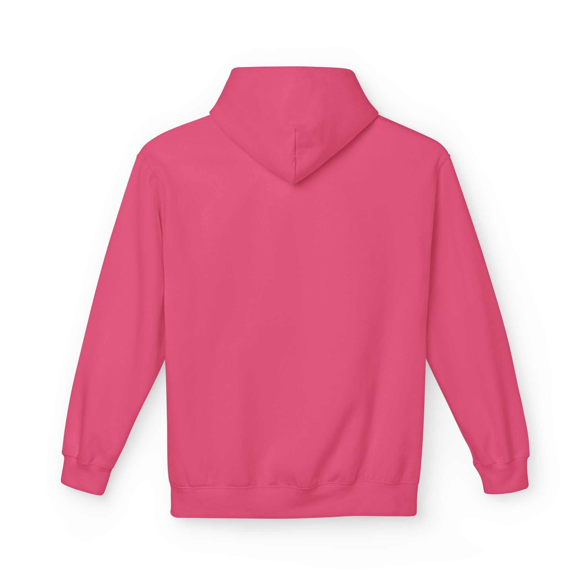 Women's Softstyle Fleece Hoodie sweatshirt - 'Rally & Love' logo, minimalist (pink)