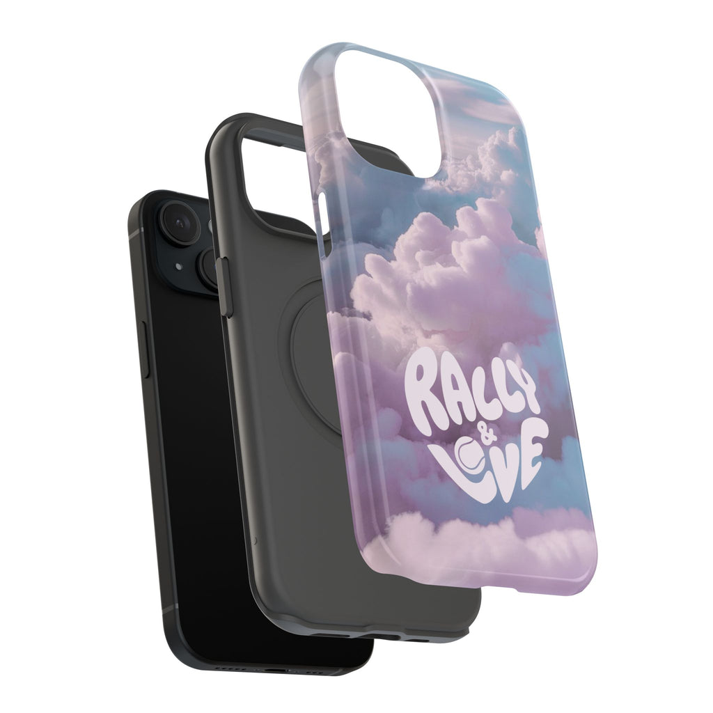 Impact-Resistant Phone Case — "Rally & Love" Clouds/Love in the Air