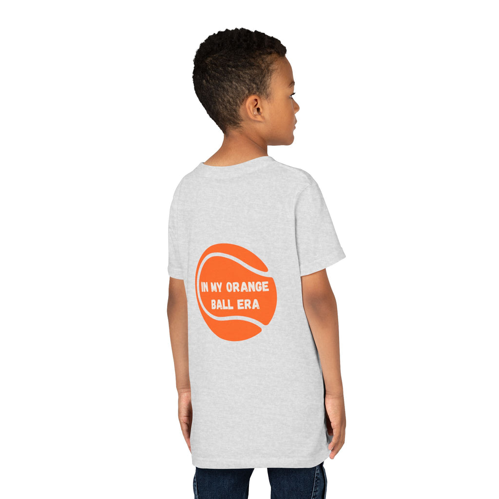 Boy's Junior's Tee - "In My Orange Ball Era" Tennis T-Shirt
