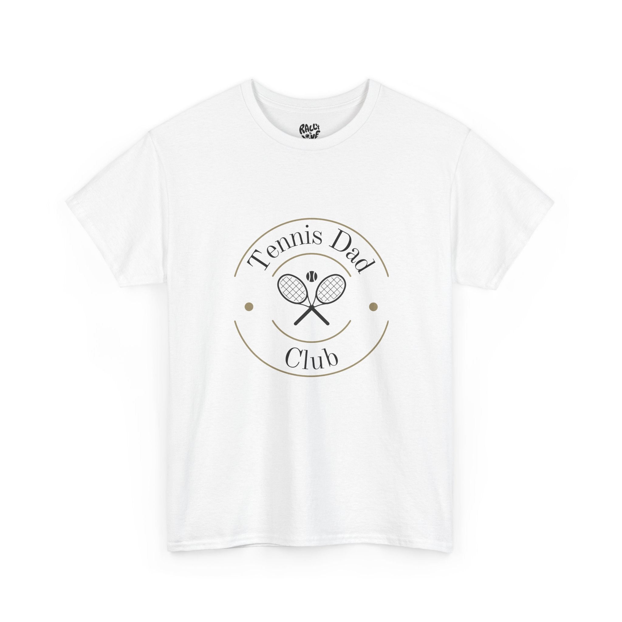 Men's T‑Shirt — 'Tennis Dad Club' Vintage Tennis Racket Graphic Tee