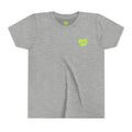 Boy Junior's Tee — 'Rally & Love' Heart Graphic Kids T-Shirt (neon)