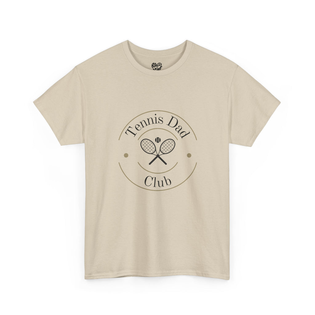 Men's T‑Shirt — 'Tennis Dad Club' Vintage Tennis Racket Graphic Tee