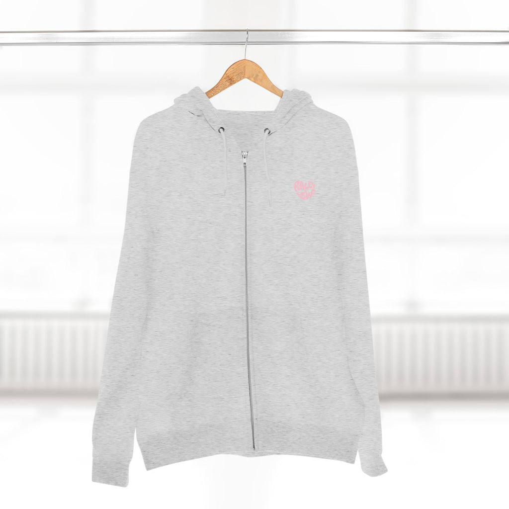 Women's Zip Hoodie — 'Rally & Love" primary logo Zip Hoodie sweatshirt