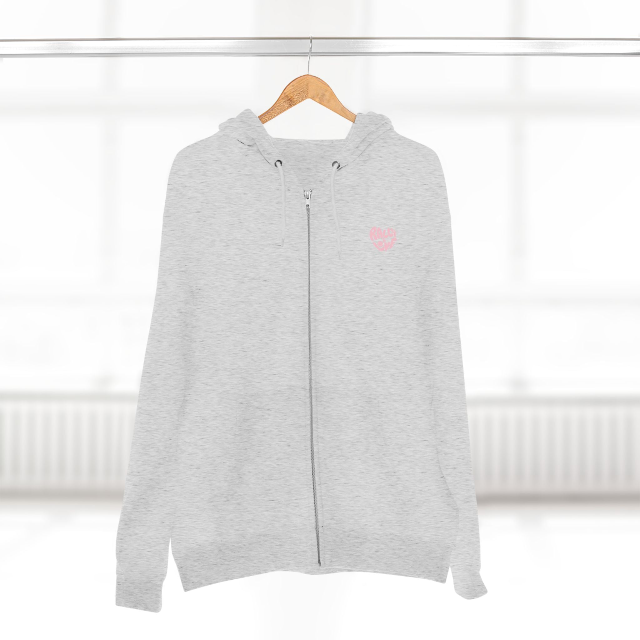 Women's Zip Hoodie — 'Rally & Love" primary logo Zip Hoodie sweatshirt