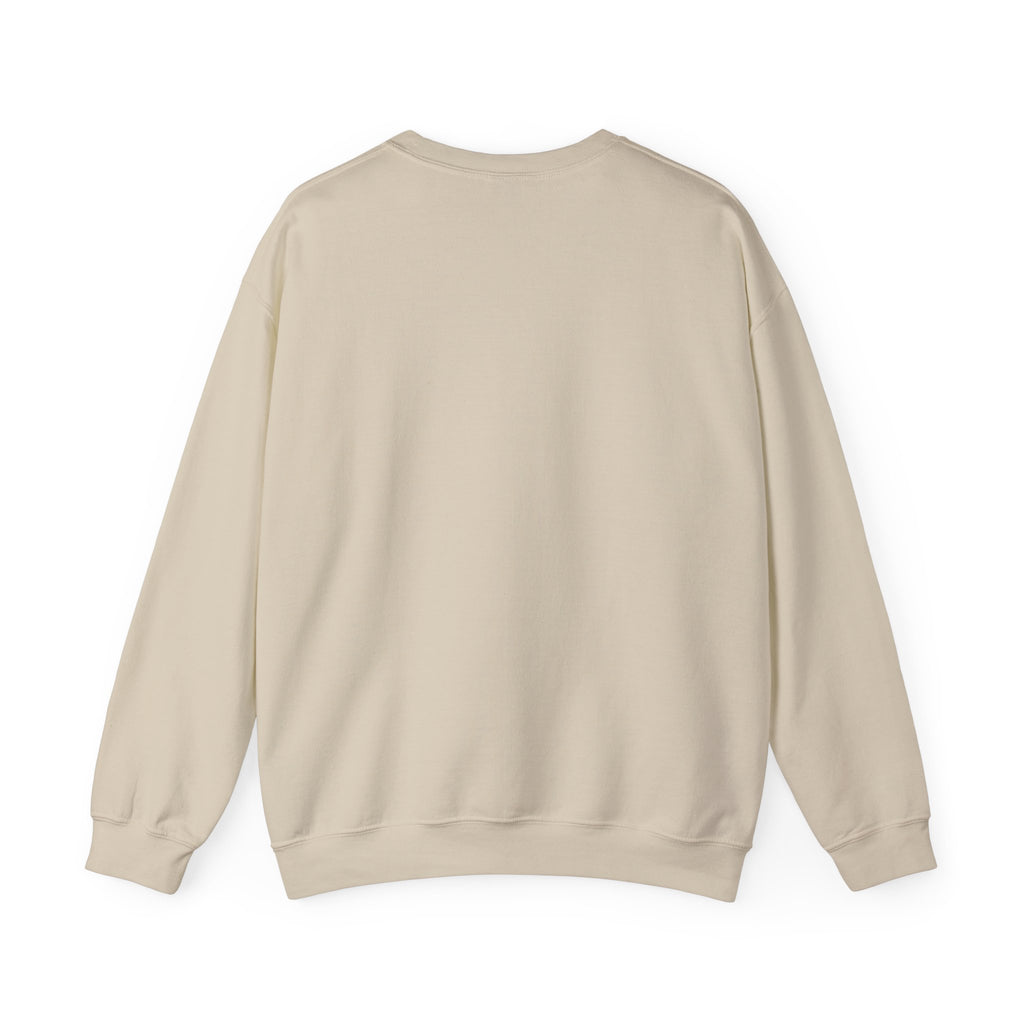 Women's Crewneck Sweatshirt - 'Rally & Love' tennis, soft neutral sweatshirt (cream)